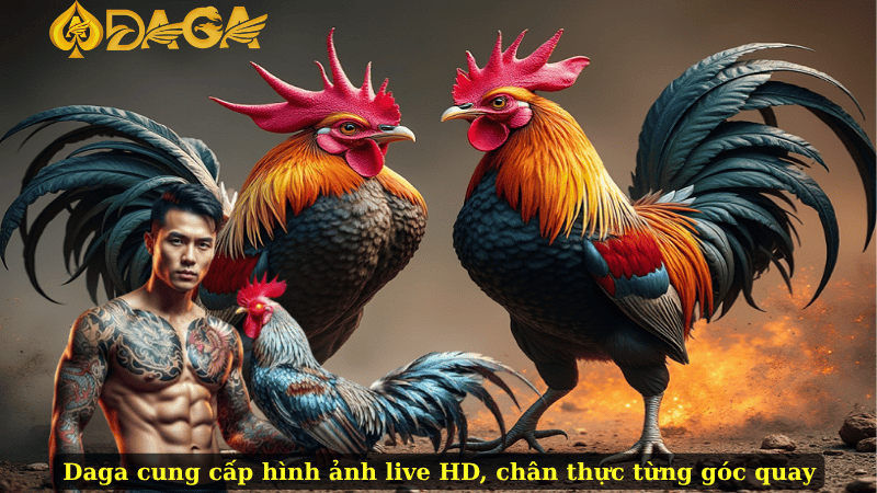 Daga cung cấp hình ảnh live HD, chân thực từng góc quay